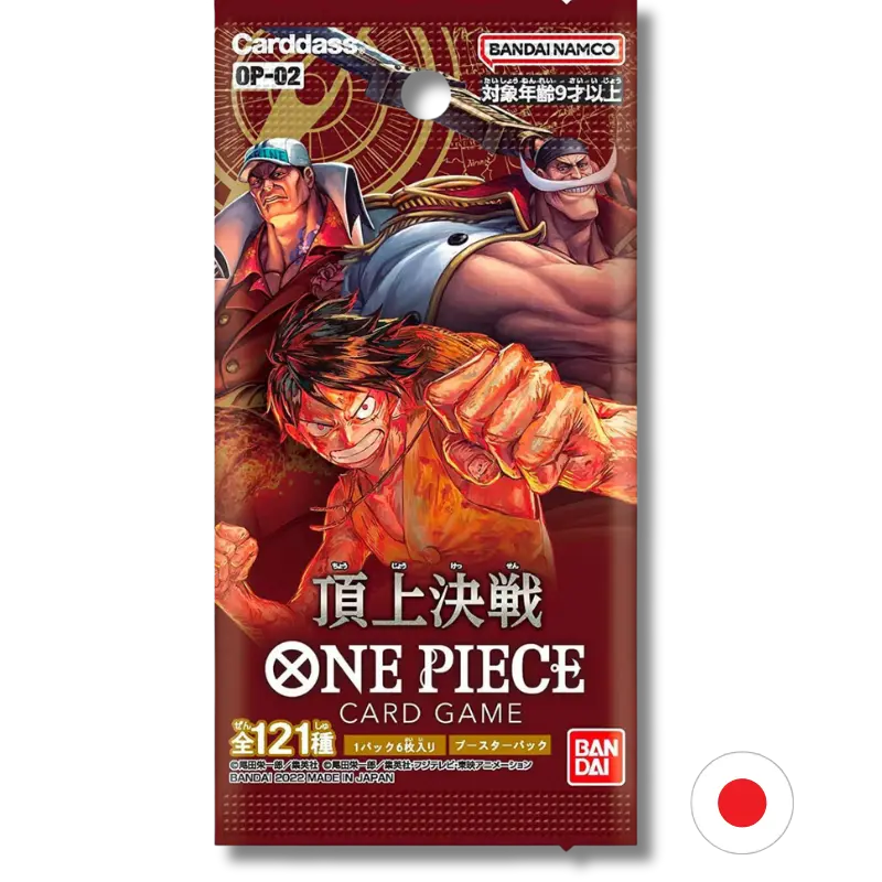 Booster One Piece Card Game OP-02 "Paramount War"