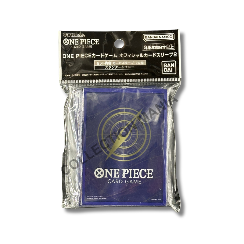 One Piece Card Game Sleeves Officielles vol.2 "Standard Blue"